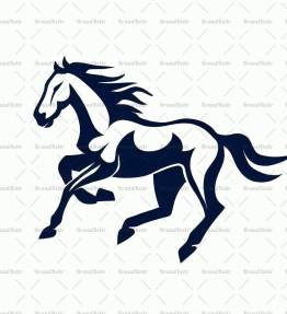 Galoppierendes Pferd